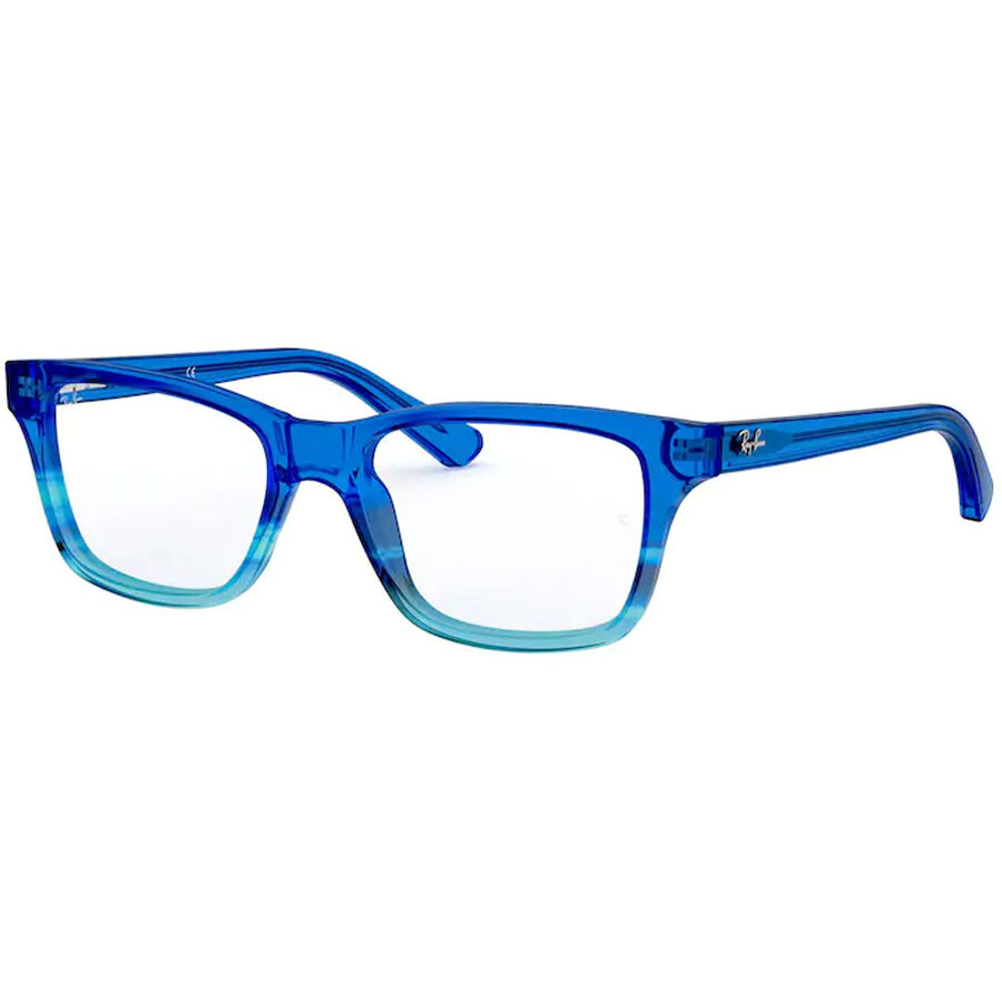 Rame ochelari de vedere unisex Ray-Ban RY1536 3731 Patrate Albastre originale din Plastic cu comanda online