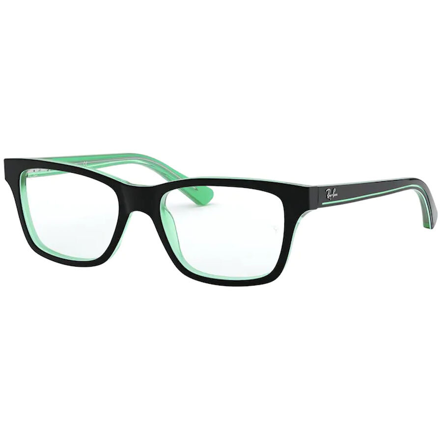 Rame ochelari de vedere unisex Ray-Ban RY1536 3764 Patrate Negre originale din Plastic cu comanda online