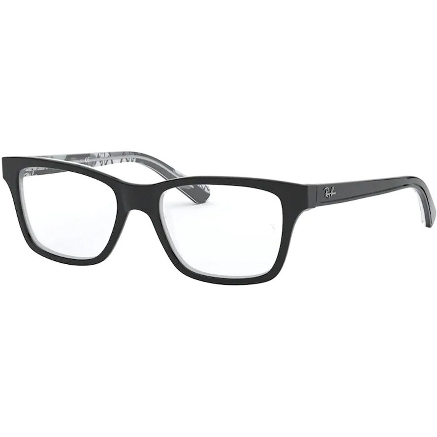 Rame ochelari de vedere unisex Ray-Ban RY1536 3803 Patrate Negre originale din Plastic cu comanda online