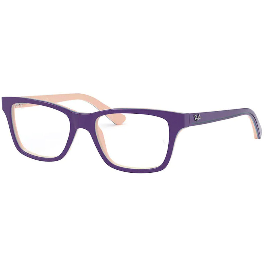 Rame ochelari de vedere unisex Ray-Ban RY1536 3818 Rectangulare Mov originale din Plastic cu comanda online