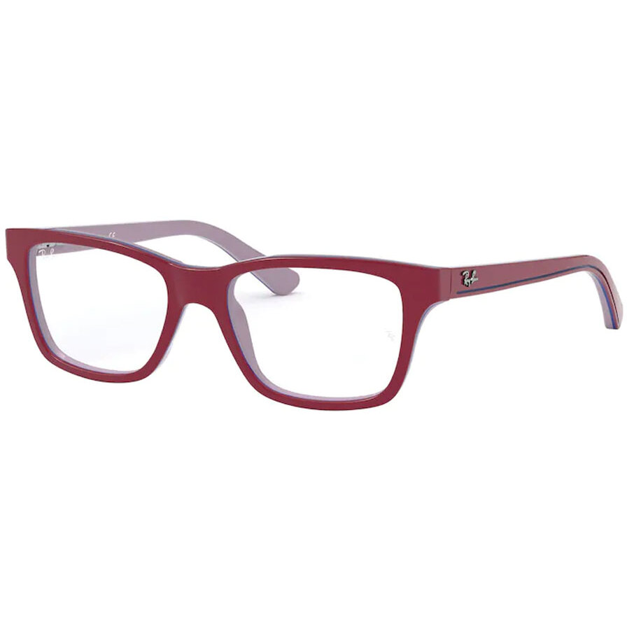Rame ochelari de vedere unisex Ray-Ban RY1536 3821 Rectangulare Rosii originale din Plastic cu comanda online