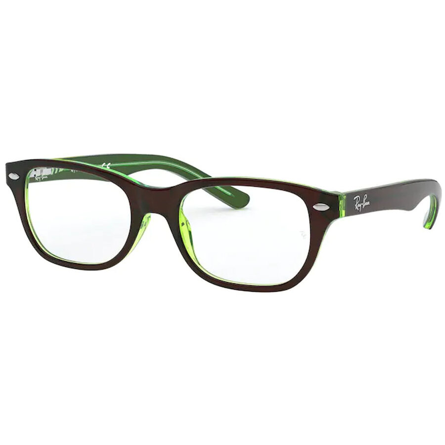 Rame ochelari de vedere unisex Ray-Ban RY1555 3665 Patrate Maro originale din Plastic cu comanda online