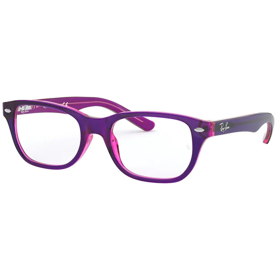 Rame ochelari de vedere unisex Ray-Ban RY1555 3666 Patrate Violet originale din Plastic cu comanda online