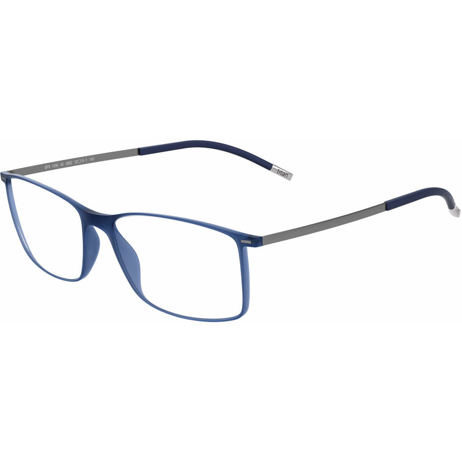 Rame ochelari de vedere unisex Silhouette 2902 6055 Rectangulare Albastre originale din Plastic cu comanda online