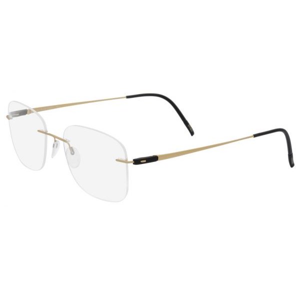 Rame ochelari de vedere unisex Silhouette 5502/BQ 7530 Rectangulare Aurii originale din Titan cu comanda online