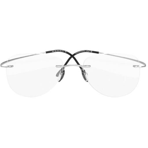 Rame ochelari de vedere unisex Silhouette 5515/CM 7010 Pilot Argintii originale din Titan cu comanda online