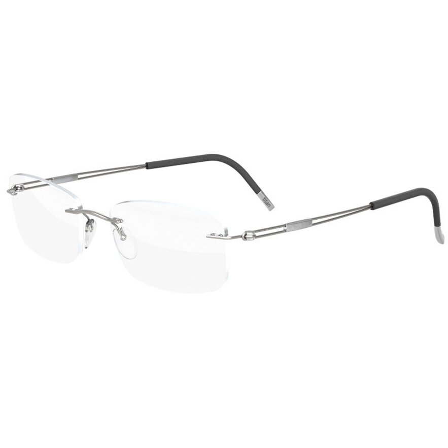 Rame ochelari de vedere unisex Silhouette 5521/EW 7010 Rectangulare Argintii originale din Titan cu comanda online