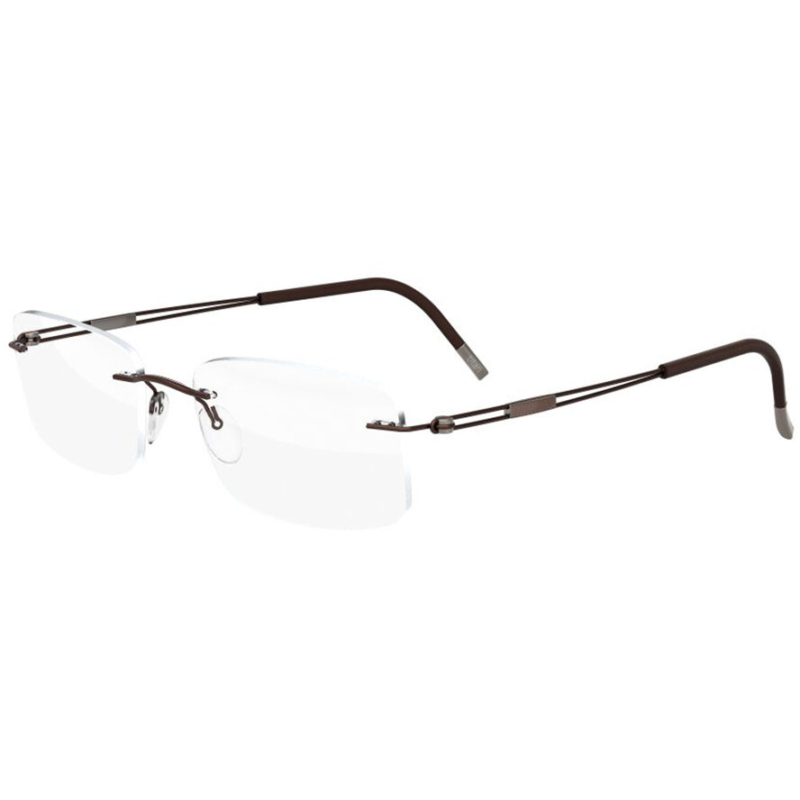 Rame ochelari de vedere unisex Silhouette 5521/FA 6140 Rectangulare Bronz originale din Titan cu comanda online