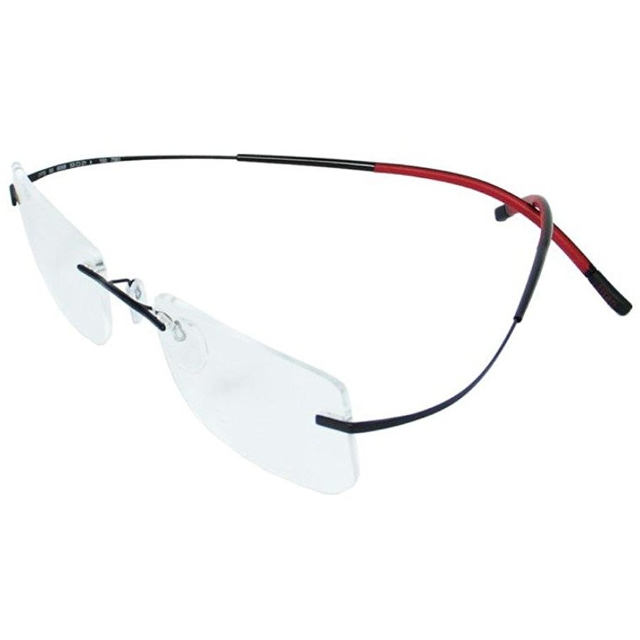 Rame ochelari de vedere unisex Silhouette 7581/50 6058 Rectangulare Negre originale din  cu comanda online