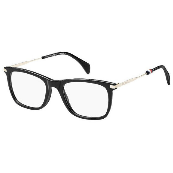 Rame ochelari de vedere unisex TOMMY HILFIGER (S) TH 1472 807 Rectangulare Negre originale din Plastic cu comanda online