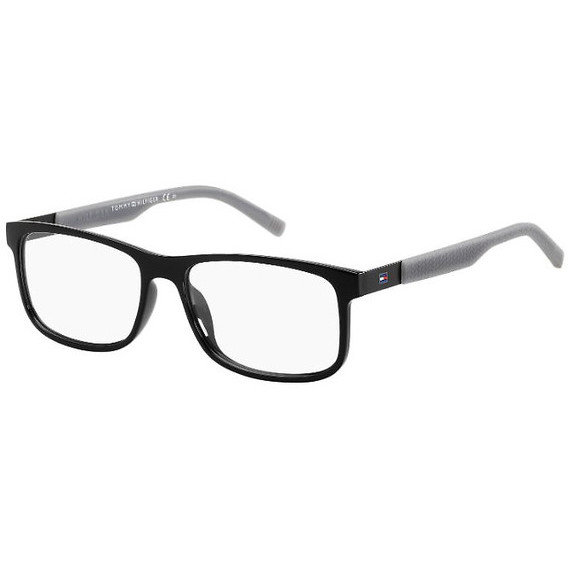 Rame ochelari de vedere unisex TOMMY HILFIGER TH1446 L7A Rectangulare Negre originale din Plastic cu comanda online