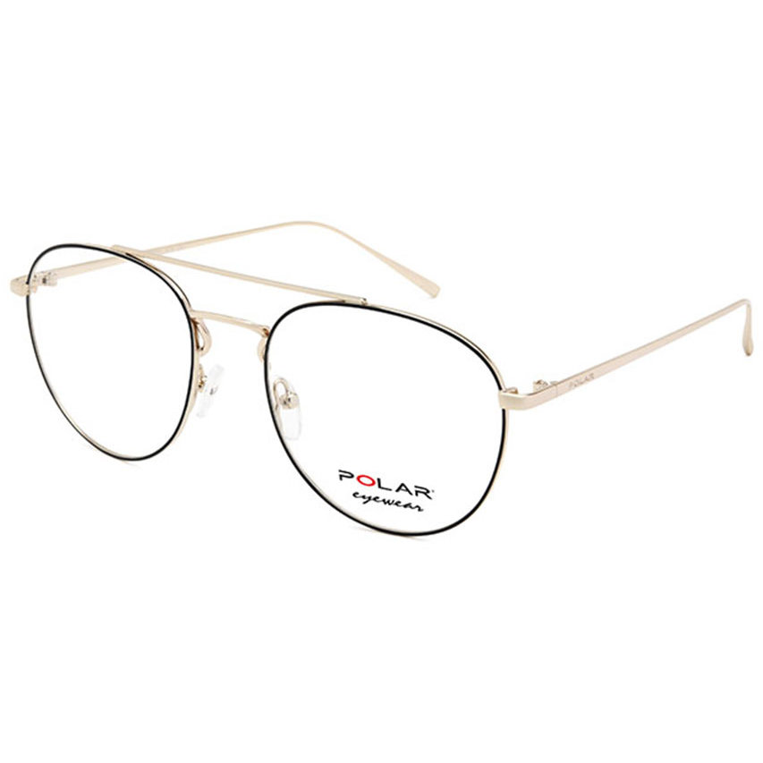 Rame ochelari de vedere unisex Toledo | 77 Pilot Aurii-Negre originale din Otel cu comanda online